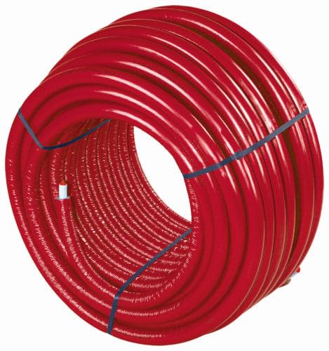 Uponor Uni Pipe PLUS Verbundrohr 16x2,0 mit Isolierung 6 mm S6 WLS 040 ring 75m - rot von Uponor