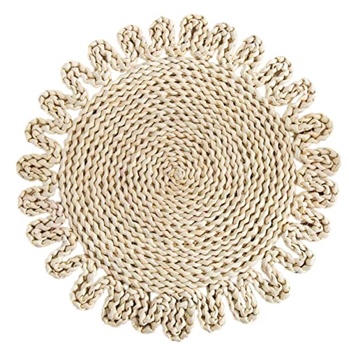 Rattan-Untersetzer,Platzset aus Seegras 38cm Rund Geflochten Tischsets Stroh Tischset Hochwertige Handgefertigte Platzdeckchen Tassenmatten Tischuntersetzer für Getränke, Teetassen Esstisch und Küche Rattan-Untersetzer,Platzset aus Seegras 38cm Rund Geflochten Tischsets Stroh Tischset Hochwertige Handgefertigte Platzdeckchen Tassenmatten Tischuntersetzer für Getränke, Teetassen Esstisch und Küche von Uposao