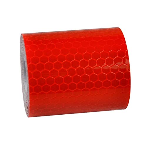 Reflektorband selbstklebend,1 Rollen 5cm*3m Auto Reflektierendes Sicherheitsband Aufkleber für Sicherheit Warnung für Nachts Fahren Sicherheit zur Markierung Warnklebeband Klebeband für Motorräder von Uposao