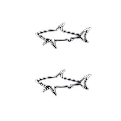 Uposao 2 Stück 3D Metall Auto Styling Aufkleber Hohl Hai Fisch Emblem Abzeichen Aufkleber Autos Kofferraum Motorrad Computer Tankdeckel Zubehör für Auto Motorrad Uposao 2 Stück 3D Metall Auto Styling Aufkleber Hohl Hai Fisch Emblem Abzeichen Aufkleber Autos Kofferraum Motorrad Computer Tankdeckel Zubehör für Auto Motorrad von Uposao