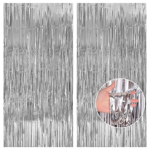 Uposao 2 Stück Glitzervorhang Fringe Glitzer Hintergrund Dekoration Folien Fransen Geburtstag Hochzeit Partydeko Luftschlangen Deko Für Disco Party Hochzeit Party Dekoration Neujahr, 1M x 2.5 M Uposao 2 Stück Glitzervorhang Fringe Glitzer Hintergrund Dekoration Folien Fransen Geburtstag Hochzeit Partydeko Luftschlangen Deko Für Disco Party Hochzeit Party Dekoration Neujahr, 1M x 2.5 M von Uposao