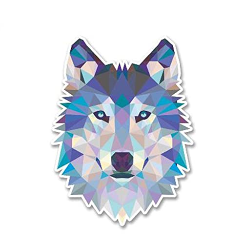 Uposao 3D Wolf Auto Aufkleber,2 Stück Lustige Tier Persönlichkeit Simulation Wolf Autoaufkleber Fensteraufkleber Reflektierend Selbstklebende Autoaufkleber Motorhaube Sticker Auto Styling Zubehör von Uposao