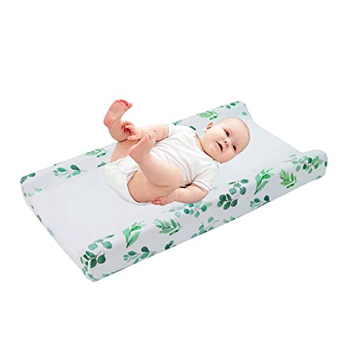 Uposao Baby Bezug für Wickelauflage,Superweich Atmungsaktiv Blumenmuster Wickelauflagenbezug Wickelbezug für Wickeltisch Baumwolle Polyester Baby Nursery Windel Wickelunterlage Abdeckung 32''X 16 '' von Uposao