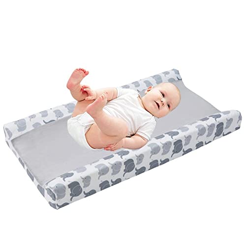 Uposao Baby Bezug für Wickelauflage,Superweich Atmungsaktiv Blumenmuster Wickelauflagenbezug Wickelbezug für Wickeltisch Baumwolle Polyester Baby Nursery Windel Wickelunterlage Abdeckung 32''X 16 '' von Uposao