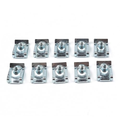 Uposao Gewinde Clip Mutter Set M4 M5 M6 M8 Edelstahl Blechmutter Schnappmutter U-Typ Gewinde Blechmutter Set für Innenausstattung Kraftfahrzeugen Uposao Gewinde Clip Mutter Set M4 M5 M6 M8 Edelstahl Blechmutter Schnappmutter U-Typ Gewinde Blechmutter Set für Innenausstattung Kraftfahrzeugen von Uposao