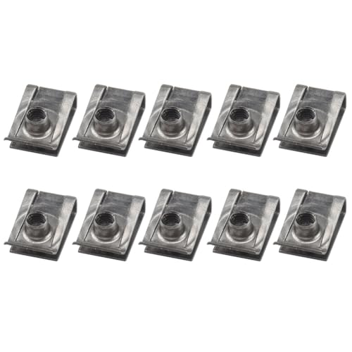 Uposao Gewinde Clip Mutter Set M4 M5 M6 M8 Edelstahl Blechmutter Schnappmutter U-Typ Gewinde Blechmutter Set für Innenausstattung Kraftfahrzeugen Uposao Gewinde Clip Mutter Set M4 M5 M6 M8 Edelstahl Blechmutter Schnappmutter U-Typ Gewinde Blechmutter Set für Innenausstattung Kraftfahrzeugen von Uposao