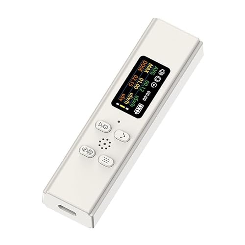 Uposao Radiation Dosimeter, Digital Radioactive Detection Meter Nuclear Radiation Detector HD LCD Display Geigerzähler for Alpha Beta Gamma Röntgenerkennung von Uposao
