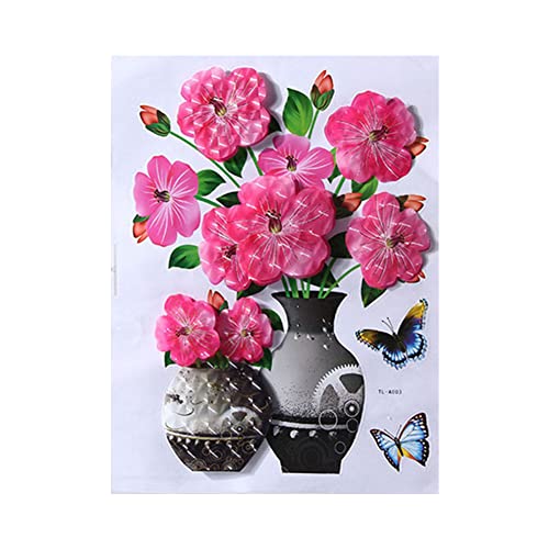Uposao Vase Wandaufkleber, 3D Stereo Aufkleber Schmetterling Blumen Wandtattoo Abnehmbare PVC Vasen Wandsticker Wasserdicht Selbstklebend Wandaufkleber Wandbilder für Schlafzimmer Büro Küche,30×40CM Uposao Vase Wandaufkleber, 3D Stereo Aufkleber Schmetterling Blumen Wandtattoo Abnehmbare PVC Vasen Wandsticker Wasserdicht Selbstklebend Wandaufkleber Wandbilder für Schlafzimmer Büro Küche,30×40CM von Uposao