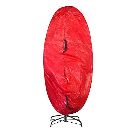 Uposao Weihnachtsbaumhülle Aufrechte Weihnachtsbaum Aufbewahrungstasche 210D Oxford Aufbewahrung Weihnachtsbaum mit Reißverschluss Sack Weihnachtsbaum Staubschutz Tasche von Uposao