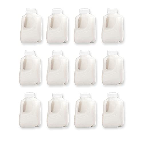 Mini-Milchkännchen aus Kunststoff mit Deckel, Quartgröße, leere Milchkännchen, für Milch, Brauen, Saft, Tee, Easy Grip, einfaches Ausgießen, für ältere Menschen, lebensmittelecht, 900 ml von Upper Midland Products