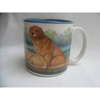 Potpourri Designs Golden Retrievers Becher Charles Pearson 1993 von UpperCrustFinds