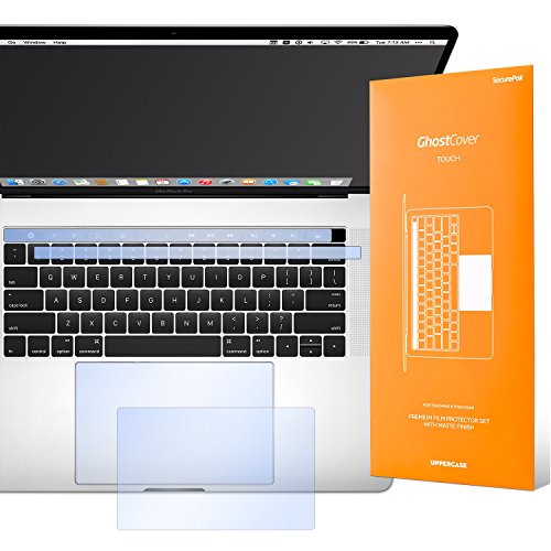 UPPERCASE GhostCover Touch Premium Touch Bar und Trackpad Protector mit matter Oberfläche MacBook Pro 13" (2020+ ONLY) farblos von Uppercase