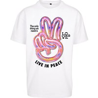 Upscale by Mister Tee Kurzarmshirt "Upscale by Mister Tee Unisex Live in Peace Oversize Tee", (1 tlg.) Upscale by Mister Tee Kurzarmshirt "Upscale by Mister Tee Unisex Live in Peace Oversize Tee", (1 tlg.) von Upscale By Mister Tee