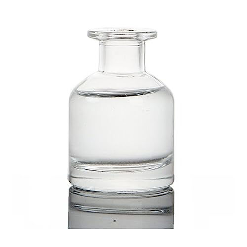 150 ml, transparente Glas-Diffusorflasche, leere Diffusorgläser, Aromatherapiebehälter, Duftzubehör, Verwendung mit ätherischen Ölen, Ersatz-Diffusoren, Schilfstäbchen von Upstore