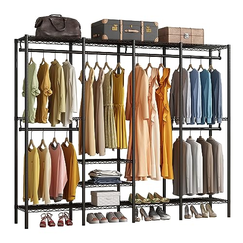 Uptyia Esel-Kleiderbügel, strapazierfähig, 192 x 40 x 193 cm, strapazierfähig, hohe Kleidung, maximale Traglast von 900 Pfund, Schwarz von Uptyia