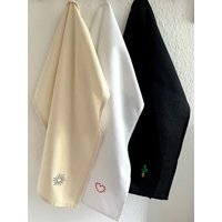 Bestickte Baumwoll-Geschirrtücher Bestickte Baumwoll-Geschirrtücher von Upviro