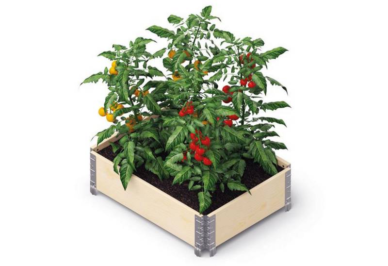 Upyard Hochbeet GardenBox PRO - Palettenrahmen 20 mm Stärke - stapelbar, modularer Aufbau für maximale Individualität im Garten von Upyard