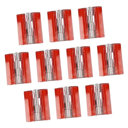 10 Stück transparente Acryl-Scharniere mit selbstklebenden Designs, unsichtbare Scharniere für einfache Installation auf verschiedenen Oberflächen, kein Bohrschrank 10 Stück transparente Acryl-Scharniere mit selbstklebenden Designs, unsichtbare Scharniere für einfache Installation auf verschiedenen Oberflächen, kein Bohrschrank von Uqezagpa