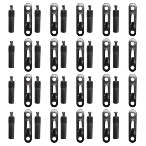 20 unsichtbare Schubladen-Verbindungsstücke mit Schrauben für Schuhschrank und Bücherregale, einfache Installation und Anpassung, einfache Installation von Uqezagpa