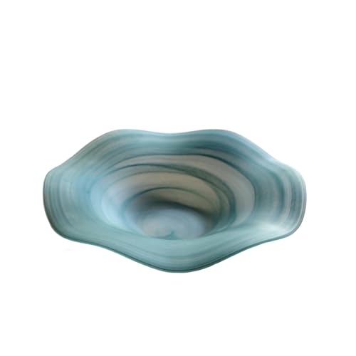 Artis Waved Design Glass Tray Kitchen Serving Dish For Fruit Snacks Display Contemporary Appetizer Plate Modern Kitchenware Waved Design Artis Waved Design Glass Tray Kitchen Serving Dish For Fruit Snacks Display Contemporary Appetizer Plate Modern Kitchenware Waved Design von Uqezagpa