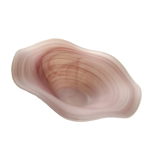 Artis Waved Design Glass Tray Kitchen Serving Dish For Fruit Snacks Display Contemporary Appetizer Plate Modern Kitchenware Waved Design von Uqezagpa