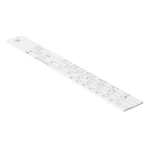 Auto Paint Mixing Gauges Car Ruler Standard Mixing Tool For Car Ruler Measuring Tool For Vehicles Easy To Clean Painting Accessory Auto Paint Mixing Gauges Car Ruler Standard Mixing Tool For Car Ruler Measuring Tool For Vehicles Easy To Clean Painting Accessory von Uqezagpa