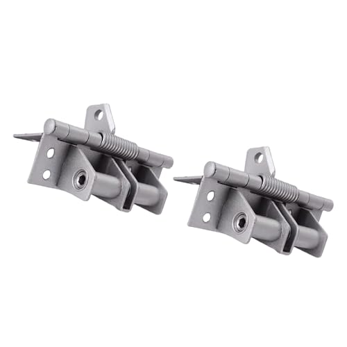 Automatisches Türscharnier mit 90-Grad-Positionierung, selbstschließende Türscharniere, robustes Federscharnier, einfache Installation, einfache Installation, Scharniere, Hardware, 2 Stück von Uqezagpa