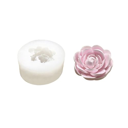 Blumen-Silikonformen für Epoxidharz, Seife, einfaches Entformen, Blumenform, Silikon, handgefertigte Form von Uqezagpa