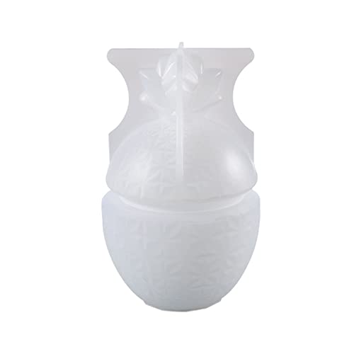 Boxharzformen Mit Deckel Schmuck Ananas Silikonform Schmuck Trinket Aufbewahrungsglas Epoxy Behälter Home Decor Werkzeug Aufbewahrung Box Form von Uqezagpa