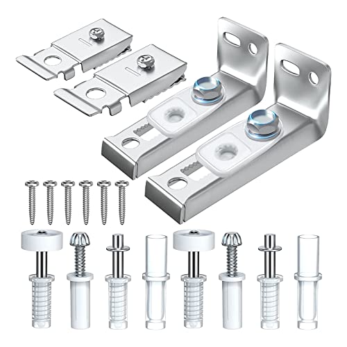 Doppelfalt-Türscharniere, Schrank-Hardware, Reparatur-Set für Schienen, Falttüren, glatt, 2 Stück von Uqezagpa