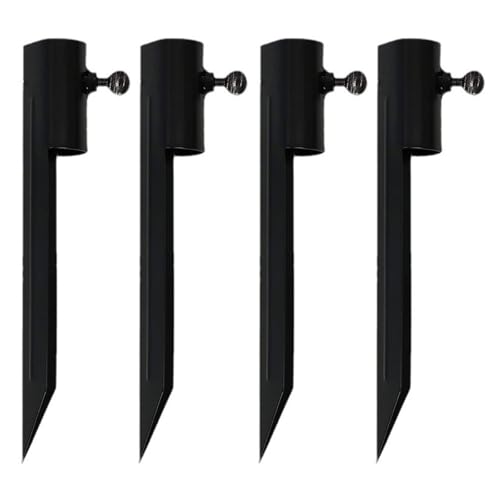 Eisenfackeln, Standpfähle, korrosionsbeständig, Gartenpfähle, Außenlicht-Set für Gartenlicht und Regenschirme, 4 Stück Eisenfackeln, Standpfähle, korrosionsbeständig, Gartenpfähle, Außenlicht-Set für Gartenlicht und Regenschirme, 4 Stück von Uqezagpa
