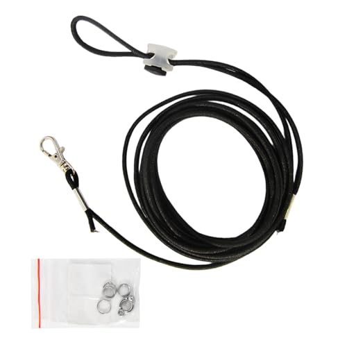 Elastische Vogelleine für Papageien, Flugkontrolle, 2,5 m lang, ausbruchsicher, elastisches Seil mit abnehmbaren Knöchelringen, Vogel Elastische Vogelleine für Papageien, Flugkontrolle, 2,5 m lang, ausbruchsicher, elastisches Seil mit abnehmbaren Knöchelringen, Vogel von Uqezagpa