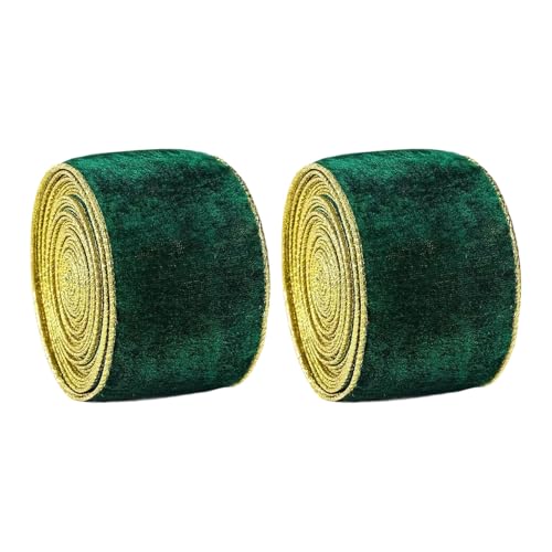 Elegante Weihnachtskränze und Baumschmuck, Mehrzweck-Weihnachtsbänder, dekorative Bänder zum Verpacken von Geschenken, luxuriöse Goldfolien-Kanten Elegante Weihnachtskränze und Baumschmuck, Mehrzweck-Weihnachtsbänder, dekorative Bänder zum Verpacken von Geschenken, luxuriöse Goldfolien-Kanten von Uqezagpa