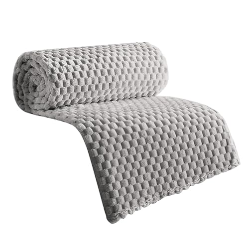 Eleganter Überwurf, warm und bequem, weiche Mikrofaser-Decken, Verwendung für Bettdecke, Tagesdecke, warme Tagesdecke von Uqezagpa