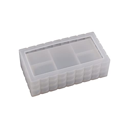 Epoxy Quadratische Rechteck Stapler Aufbewahrungsbox Form Silikonorganisator Form Für Desktop Schmuck Schmuck Juwelier Organizer Formen Für Harzguss von Uqezagpa