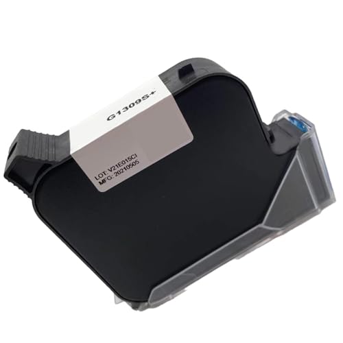 Farbige Drucker-Nachfüllpatrone für Handdrucker, schnell trocknend und lange Zeit, funktioniert mit G1309S+ Modellen, 25,4 mm, schnell trocknende Kartusche von Uqezagpa