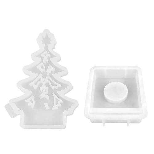 Gebetete Jesus-Kerzenständer, Gießformen, Weihnachtsbaumhalter, Silikonformen für Tischdekorationen, Weihnachtsbaum, Kerzenständer, Silikon, Jesus, Gebetshalter von Uqezagpa