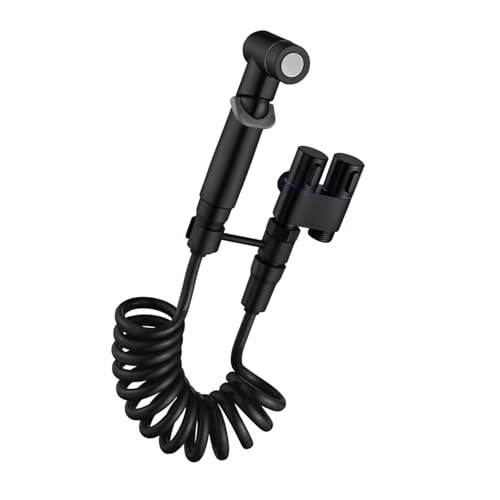Handbrause Bidet Sprayer Set Handbrause Set Handbrause Schlauch Legierung Textur Geeignet für Badezimmer und WC Duschen Badezimmer Sprayer von Uqezagpa