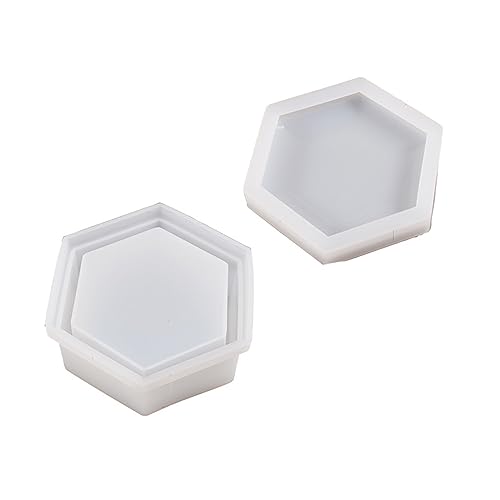 Harzglasformen Silikonform Für Storage Box Candy Boxes Schmuckbehälter Handgefertigte Münzschlüsselkasten Runde Harz Gießen von Uqezagpa