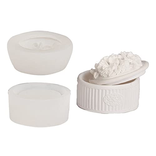 Lagerbehälterform Hohe Temperaturen Resistente Silikonform Für Blütenschmuckbox Kerzenhalter Tasse Schimmelpilzhalter Formen von Uqezagpa