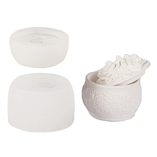 Lagerbehälterform Hohe Temperaturen Resistente Silikonform Für Blütenschmuckbox Kerzenhalter Tasse Schimmelpilzhalter Formen von Uqezagpa