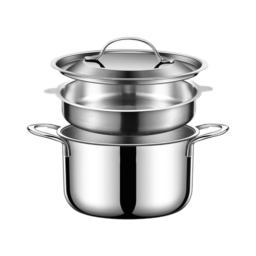 Lebensmittelqualität 304 Edelstahl, Fetthalter, auslaufsicher, große Kapazität, Schmalzbehälter, Haushaltskochen, unverzichtbar, Premium-Edelstahl, Soßenkonservierer von Uqezagpa