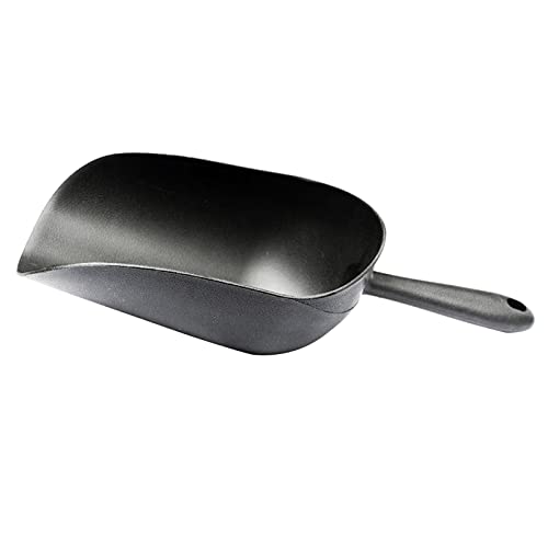 Leichte Holzkohleschaufel für Grill, Multifunktionslöffel, Küche, handlich, schwarz, Gartenschaufel mit Griff von Uqezagpa