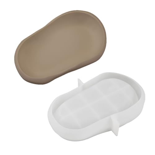 Ovale Ablageschale aus Silikon, Aufbewahrungsplattenformen, handgefertigt, Schmuck, Geschirr, Gips, Epoxidharz, Silikonplatte, ovale Tablett, Tasse Ovale Ablageschale aus Silikon, Aufbewahrungsplattenformen, handgefertigt, Schmuck, Geschirr, Gips, Epoxidharz, Silikonplatte, ovale Tablett, Tasse von Uqezagpa