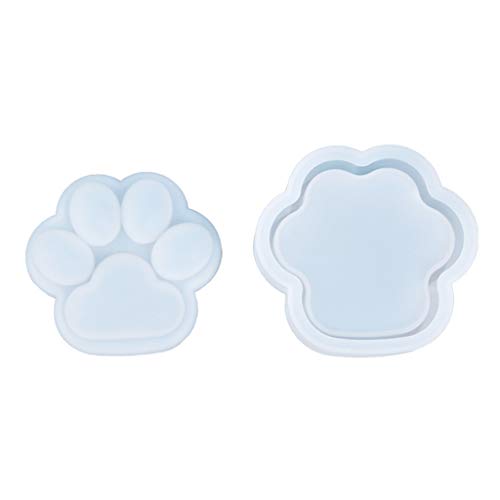Schmuckhalter Silikonform Für Katzenpfotenform Aufbewahrungsbox Kristallform Speicher Organizer Rack Harzguss Harzform Formen Aschenbecher Kit Kit von Uqezagpa