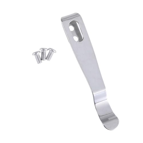 Taschenclip mit 3 Schrauben für Falzschneider, Tragerückseite, Ersatzzubehör, Befestigungs-Clip-Werkzeug Taschenclip mit 3 Schrauben für Falzschneider, Tragerückseite, Ersatzzubehör, Befestigungs-Clip-Werkzeug von Uqezagpa