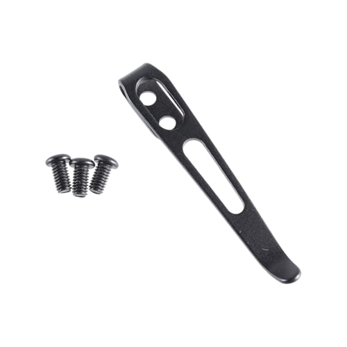 Taschenclip mit 3 Schrauben für Falzschneider, Tragerückseite, Ersatzzubehör, Befestigungs-Clip-Werkzeug Taschenclip mit 3 Schrauben für Falzschneider, Tragerückseite, Ersatzzubehör, Befestigungs-Clip-Werkzeug von Uqezagpa