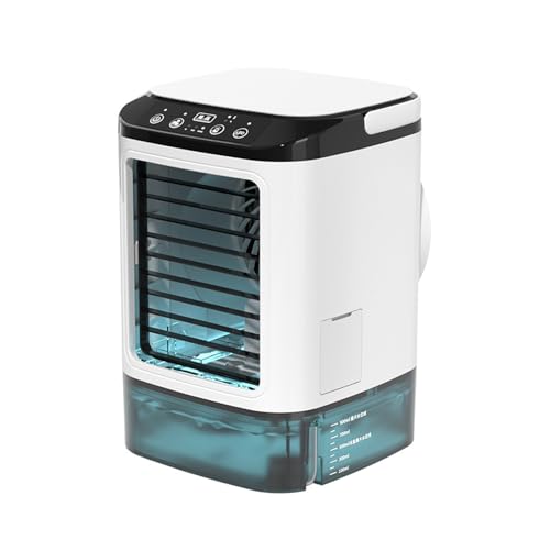 Tragbare Luftkühler Mit Luftbefeuchter USB Betrieben 3 Geschwindigkeitskühlungslüfter 7 Farbe Nachtlicht Für Home Office Camping USB Desktop Kühlsystem Tragbare Luftkühler Mit Luftbefeuchter USB Betrieben 3 Geschwindigkeitskühlungslüfter 7 Farbe Nachtlicht Für Home Office Camping USB Desktop Kühlsystem von Uqezagpa