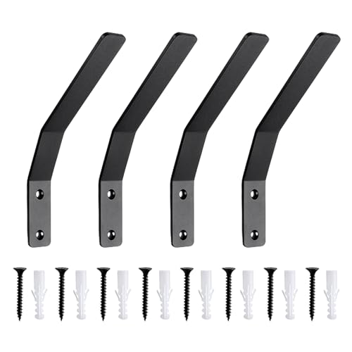 Uqezagpa 4er Set Wandmontierter Metallbügel Praktischer Kleiderhaken mit Schraube Rucksäcke Aufbewahrungsregal Stabiler Haken für Jacken Tasche Stabile Garderobe Uqezagpa 4er Set Wandmontierter Metallbügel Praktischer Kleiderhaken mit Schraube Rucksäcke Aufbewahrungsregal Stabiler Haken für Jacken Tasche Stabile Garderobe von Uqezagpa