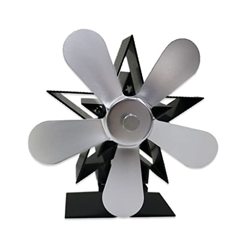 Uqezagpa 5-Blatt-Aluminium-Legierung, Stummventilator, wärmebetriebener Holzofenventilator, Haushalt, geräuscharmes Ofenzubehör, mehrfarbig, wärmebetrieben für Holz Uqezagpa 5-Blatt-Aluminium-Legierung, Stummventilator, wärmebetriebener Holzofenventilator, Haushalt, geräuscharmes Ofenzubehör, mehrfarbig, wärmebetrieben für Holz von Uqezagpa
